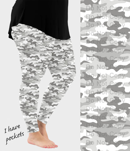 RTS - Winter Camo Leggings w/ Pockets