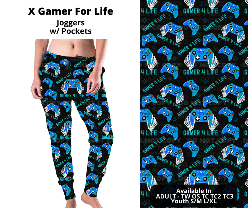 Preorder! Closes 11/27. ETA Feb. X Gamer For Life Joggers