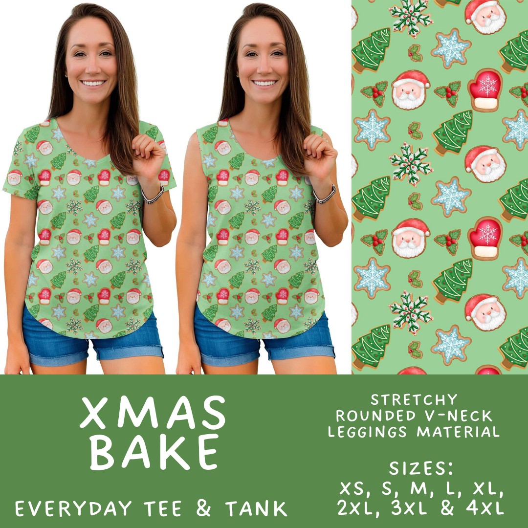 Batch #595 - Christmas Spirit 2 - Closes 10/7 - ETA early Dec - Xmas Bake Everyday Tank & Tee
