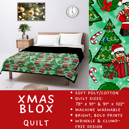 Batch #597 - Christmas Quilts - Closes 10/12 - ETA early Dec - Xmas Blox Quilt