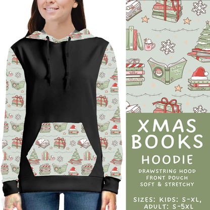 Batch #595 - Christmas Spirit 2 - Closes 10/7 - ETA early Dec - Xmas Books Hoodie