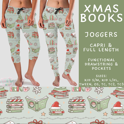 Batch #595 - Christmas Spirit 2 - Closes 10/7 - ETA early Dec - Xmas Books Full and Capri Length Joggers