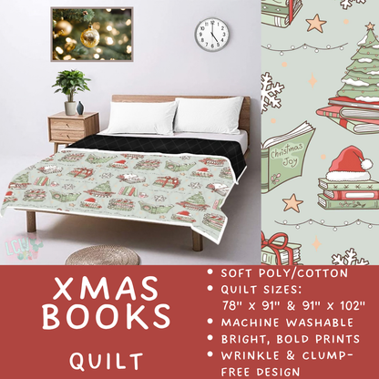 Batch #597 - Christmas Quilts - Closes 10/12 - ETA early Dec - Xmas Books Quilt
