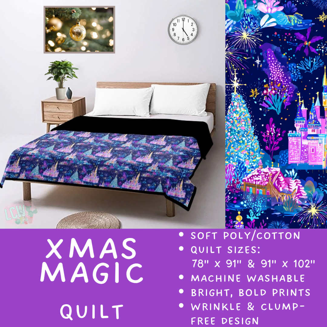Batch #597 - Christmas Quilts - Closes 10/12 - ETA early Dec - Xmas Magic Quilt