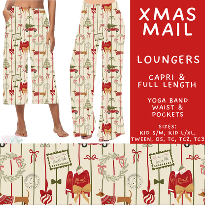 Batch #595 - Christmas Spirit 2 - Closes 10/7 - ETA early Dec - Xmas Mail Capri and Full Length Loungers