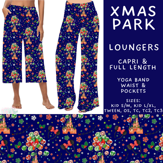 Batch #598 - Magical Character Christmas 2 - Closes 10/14 - ETA early Dec - Xmas Park Capri and Full Length Loungers