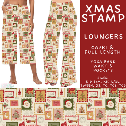 Batch #574 - HalloThanksMas - Closes 8/24 - ETA mid/late October - Xmas Stamp Capri and Full Length Loungers