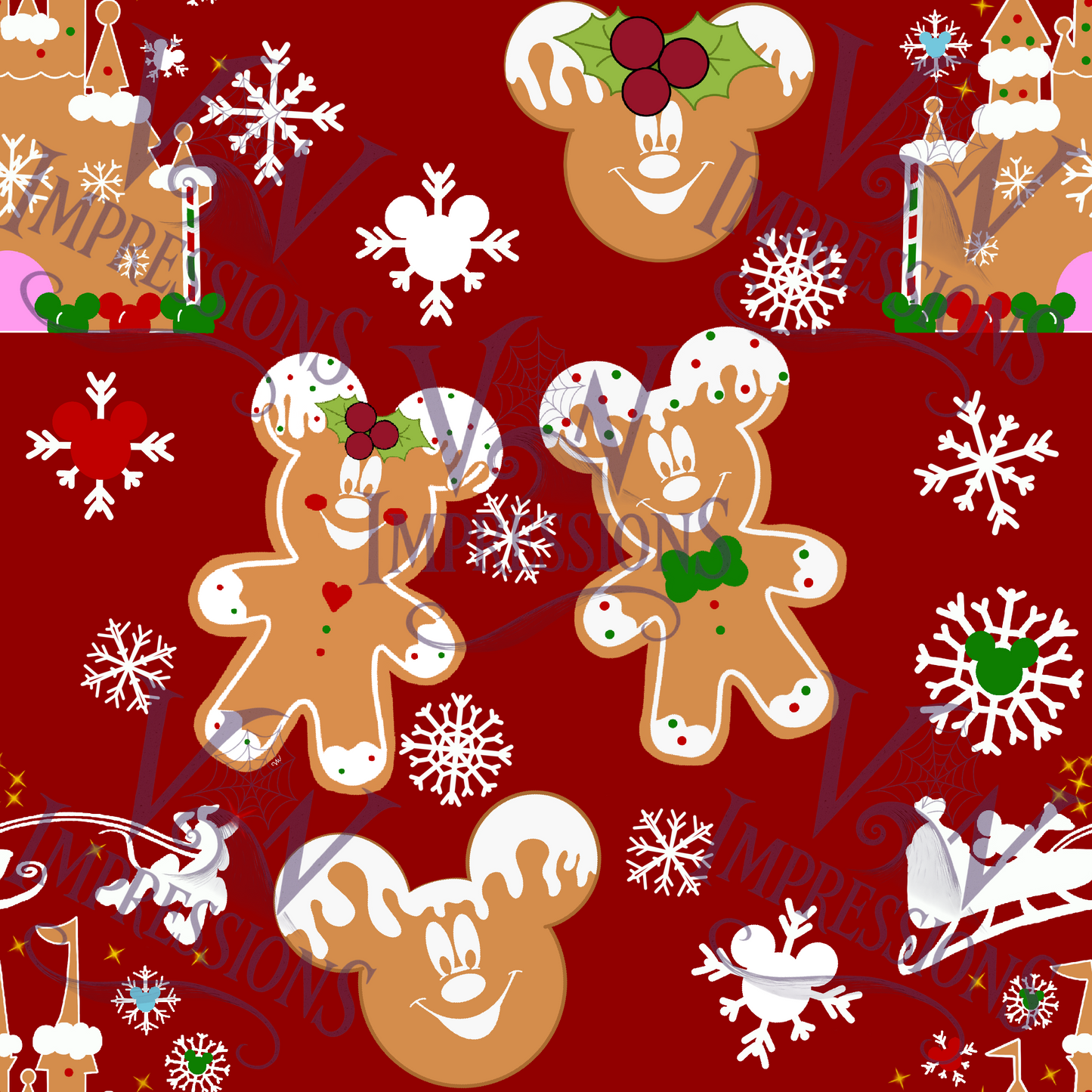 Christmas Magic Digital Files PNG, SVG, Seamless Pattern, Sublimation & DTF
