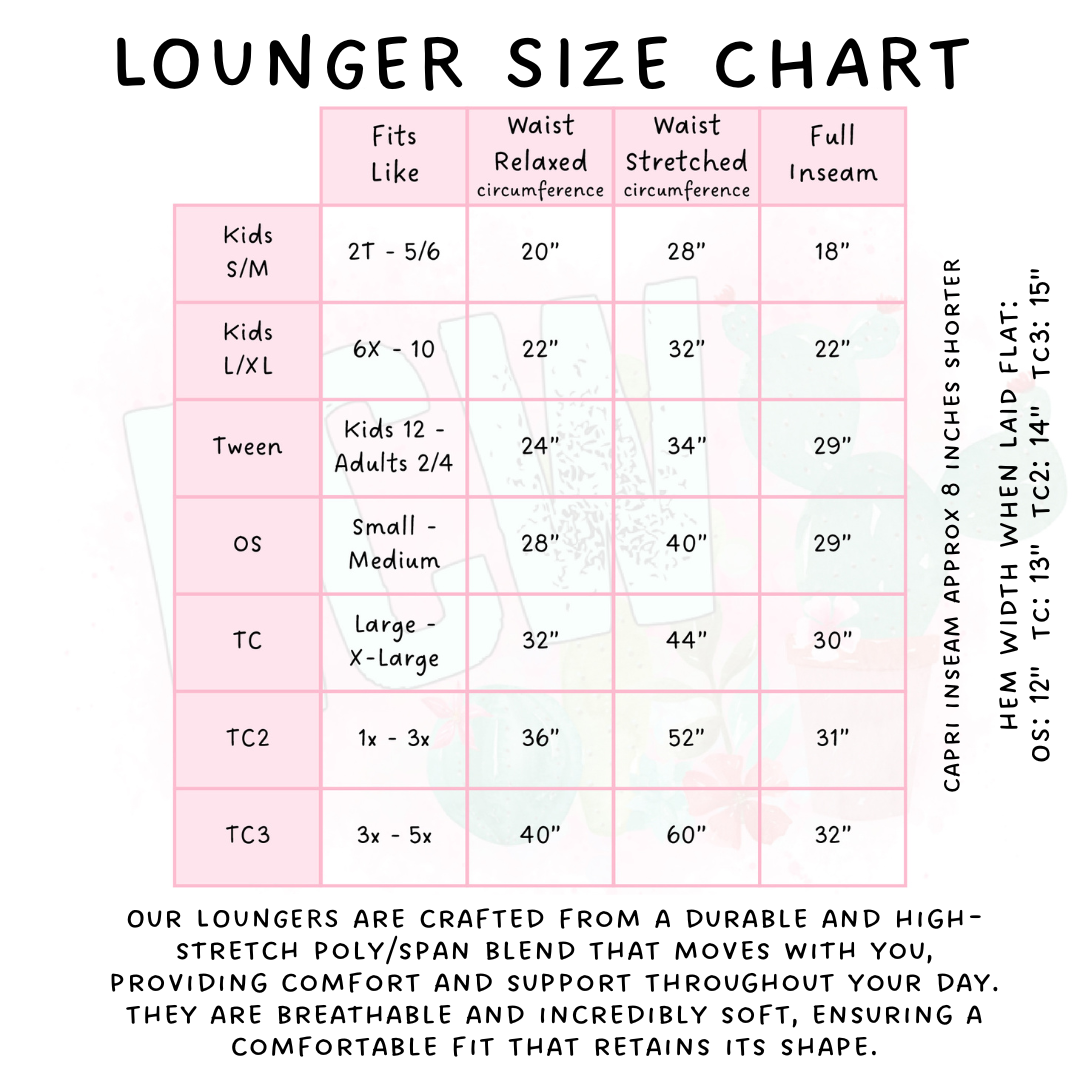Batch #574 - HalloThanksMas - Closes 8/24 - ETA mid/late October - Xmas Stamp Capri and Full Length Loungers