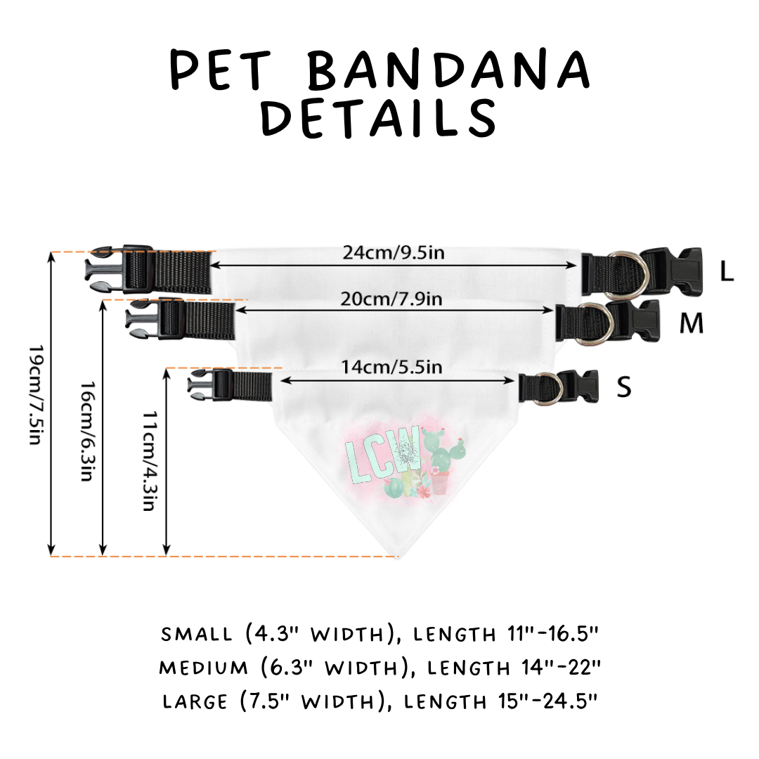 Batch #576 - Pet Gear 2 - Closes 8/28 - ETA late October - Fall Frame Pet Bandana