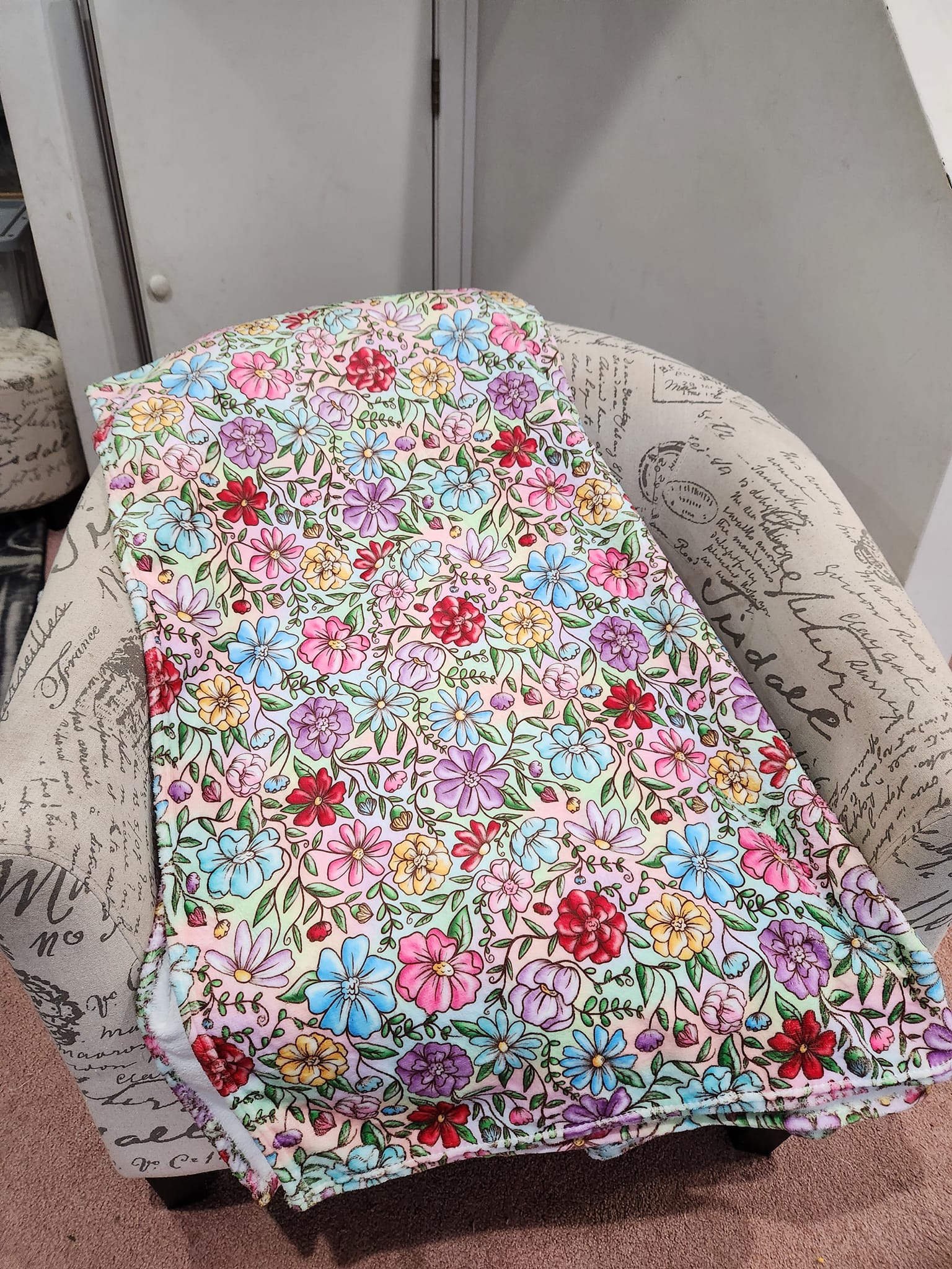 WILDFLOWERS - OVERSIZED THROW BLANKET 11 - PREORDER CLOSING 2/2