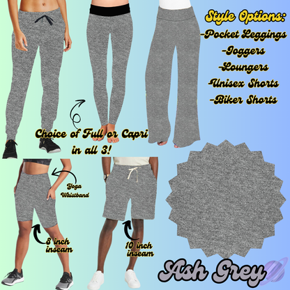 COLORFUL DENIM RERUN-ASH GREY-BOTTOMS 5 STYLES-PREORDER CLOSING 12/22