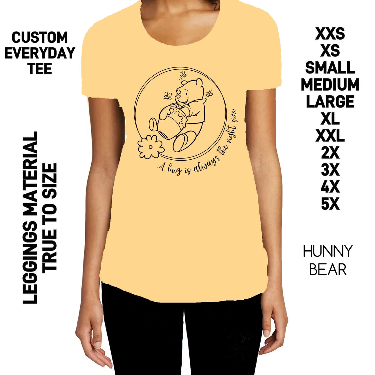 302BT - Hunny Bear Everyday Tee - Preorder Due 10/25 ETA: Late Dec