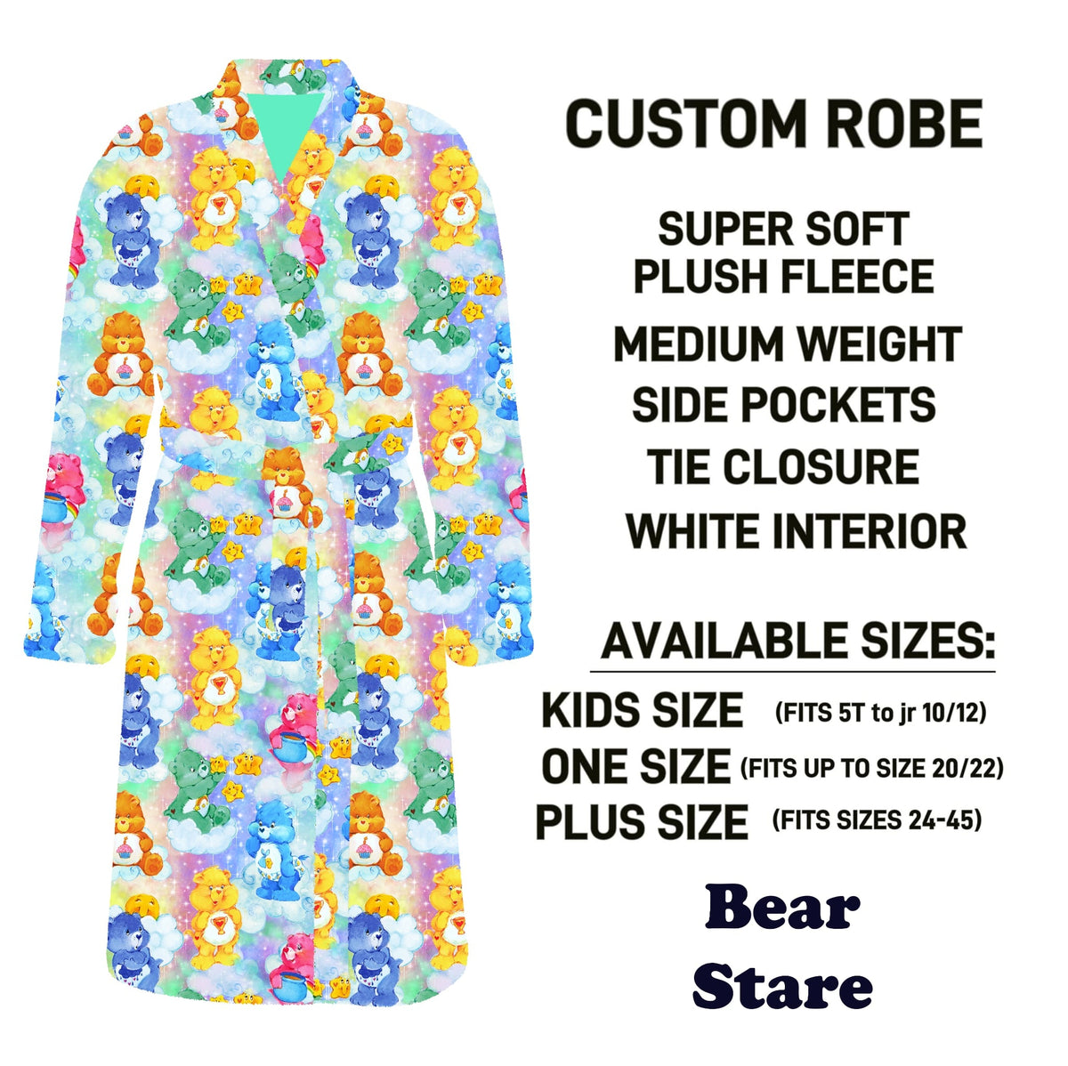 CU4R - Bear Stare Robe - Preorder Due 10/14 ETA: Mid-Dec