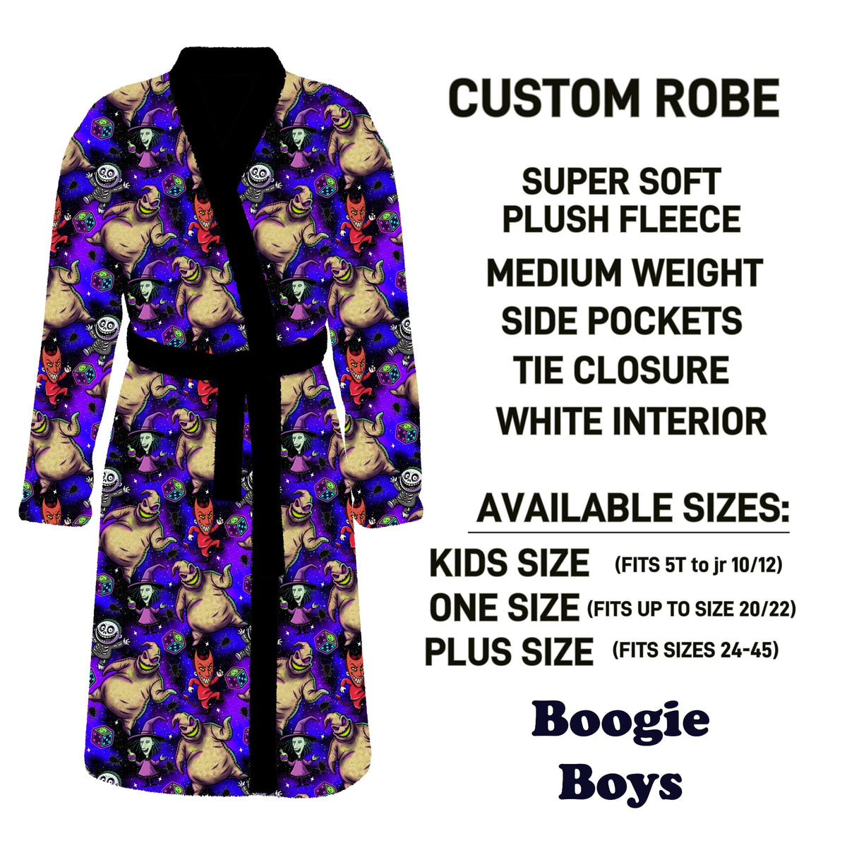 CU4R - Boogie Boys Robe - Preorder Due 10/14 ETA: Mid-Dec