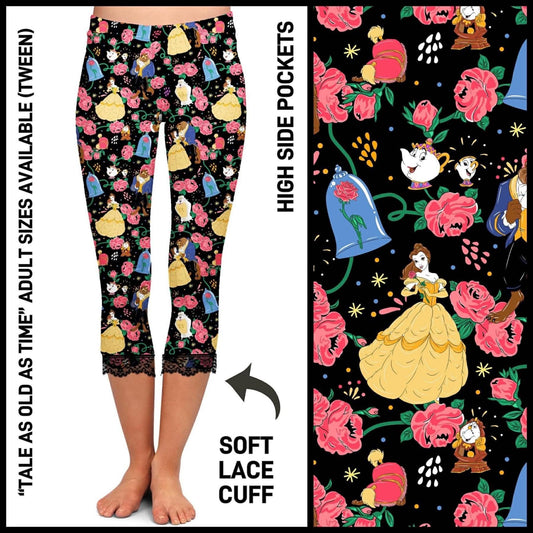LC2C - Tale As Old As Time Lace Cuff Capris with Pockets - Preorder Closing 4/21 ETA: Mid-June