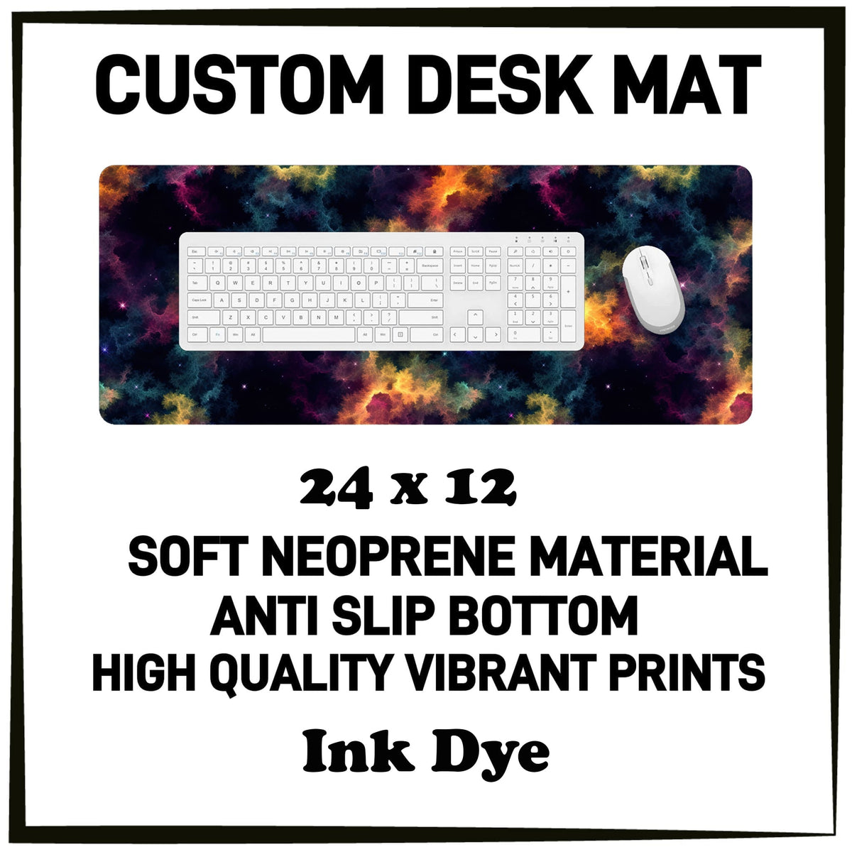 5DSK - Ink Dye Desk Mat - Preorder Due 10/21 ETA: Mid-Dec