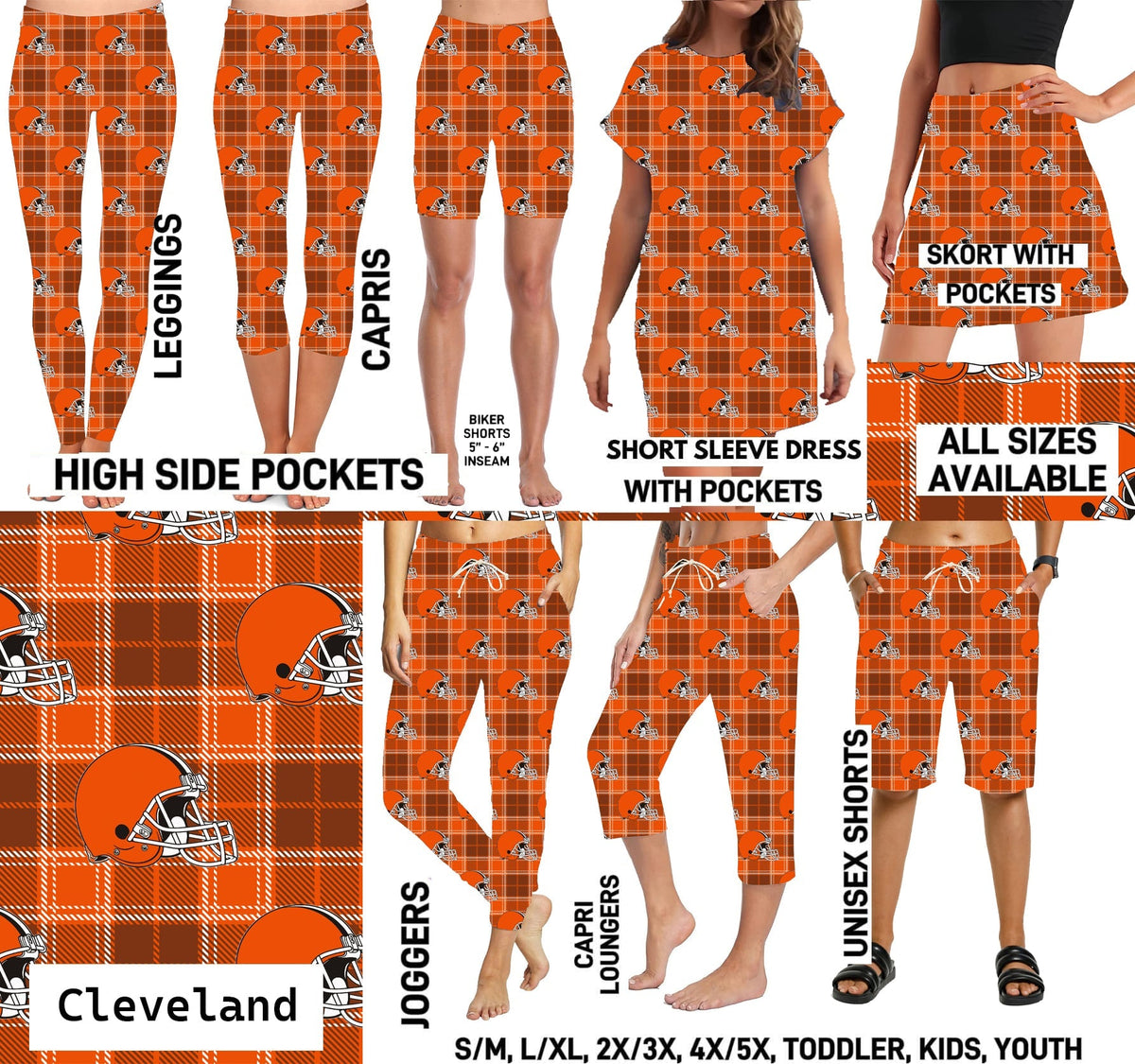 FTBP - Cleveland FB Plaid - Preorder Due 9/30 ETA: Mid-Nov