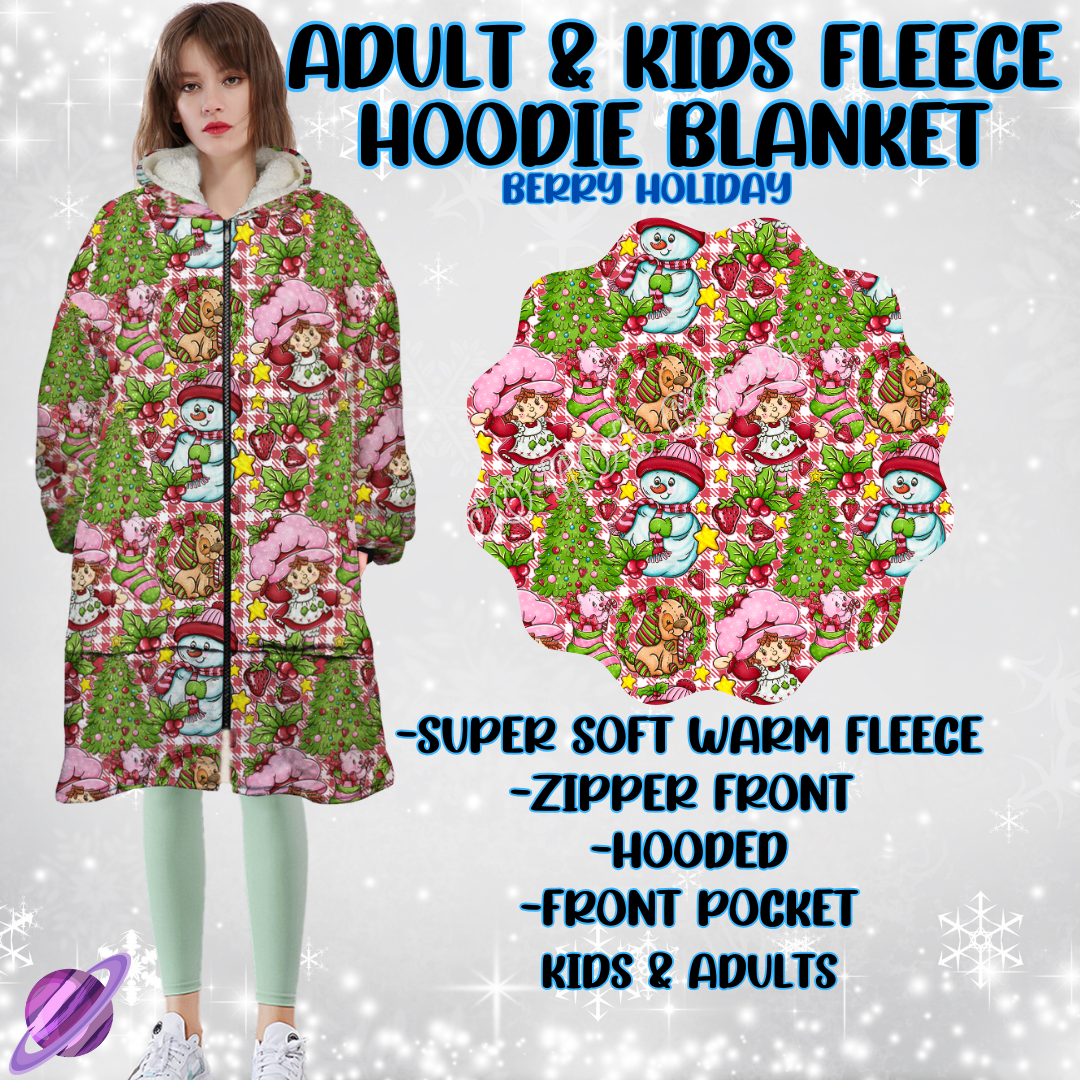 BERRY HOLIDAY-HOODIE BLANKET RUN-PREORDER CLOSING 9/28 ETA NOV