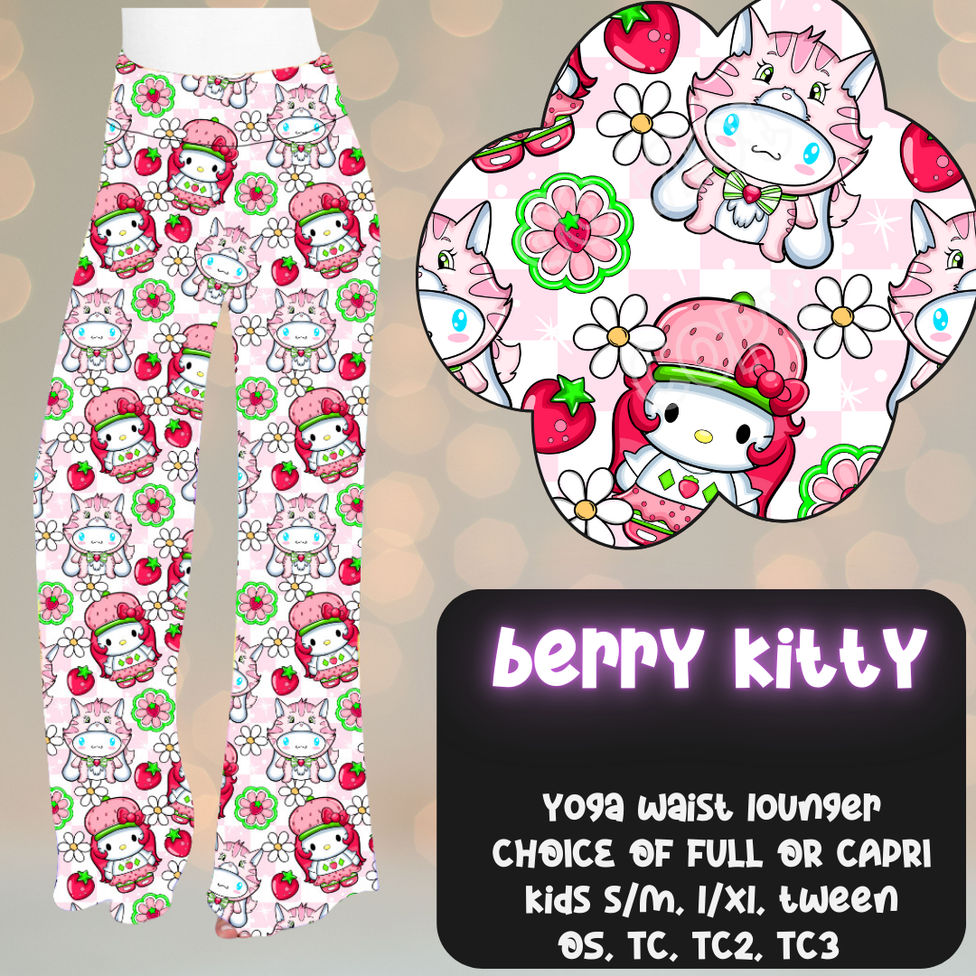 BERRY KITTY - LEGGING/JOGGER/LOUNGER - KITTY COSPLAY RUN CLOSING 11/15