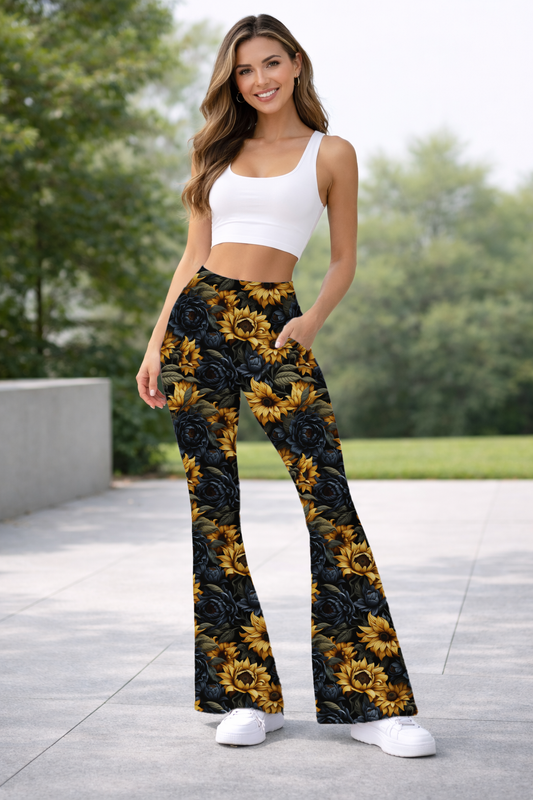 BLACK SUNFLOWER-YOGA FLARE 7 RUN- CLOSING 4/22