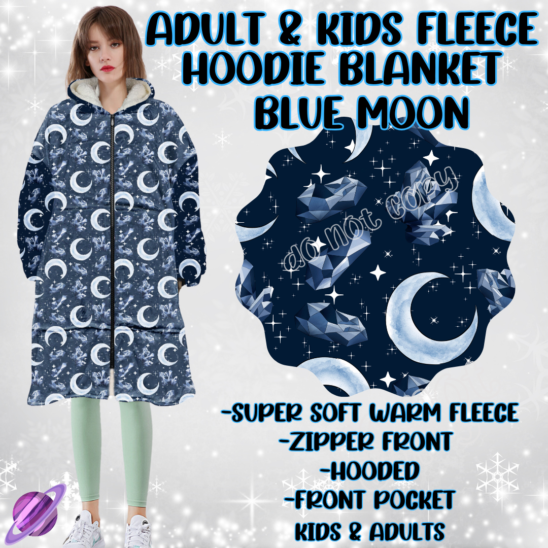 BLUE MOON - HOODIE BLANKET RUN PREORDER CLOSING 12/18