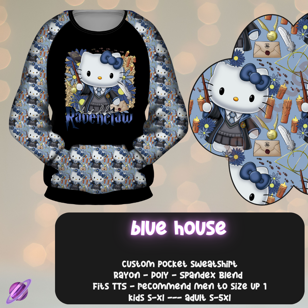 BLUE HOUSE - POCKET SWEATSHIRT - KITTY COSPLAY RUN CLOSING 11/15