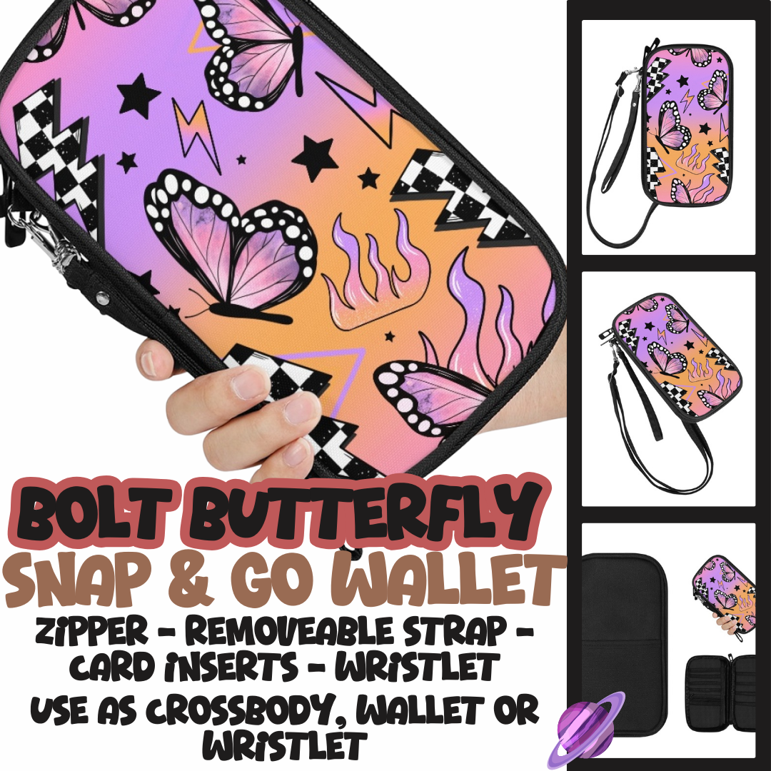 BOLT BUTTERFLY - SNAP & GO WALLETS PREORDER CLOSING 12/18