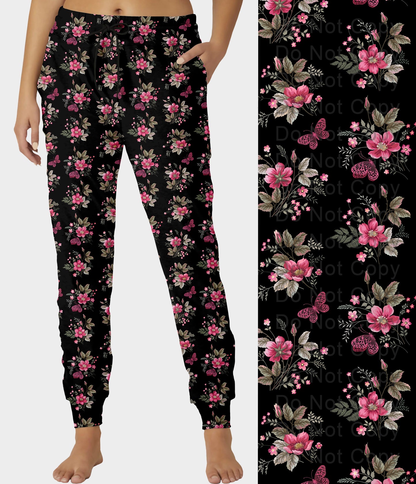 RTS - Butterfly Blooms Joggers