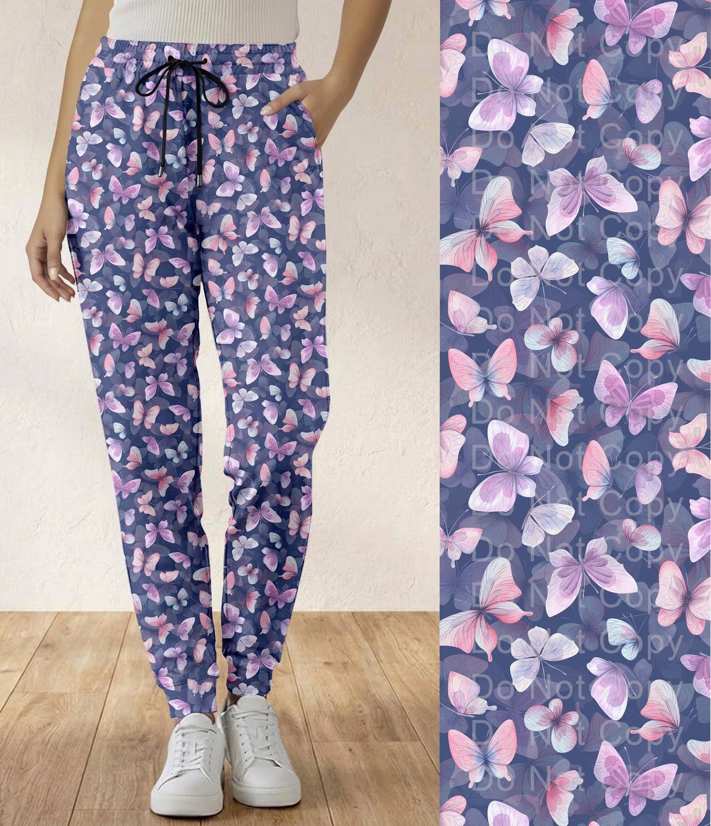 RTS - Butterfly Whisper Jogger Pants with Pockets
