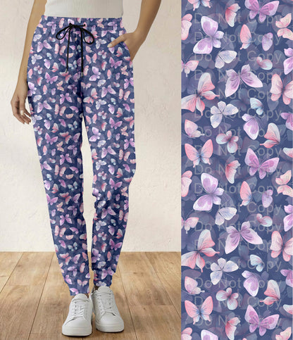 RTS - Butterfly Whisper Jogger Pants with Pockets