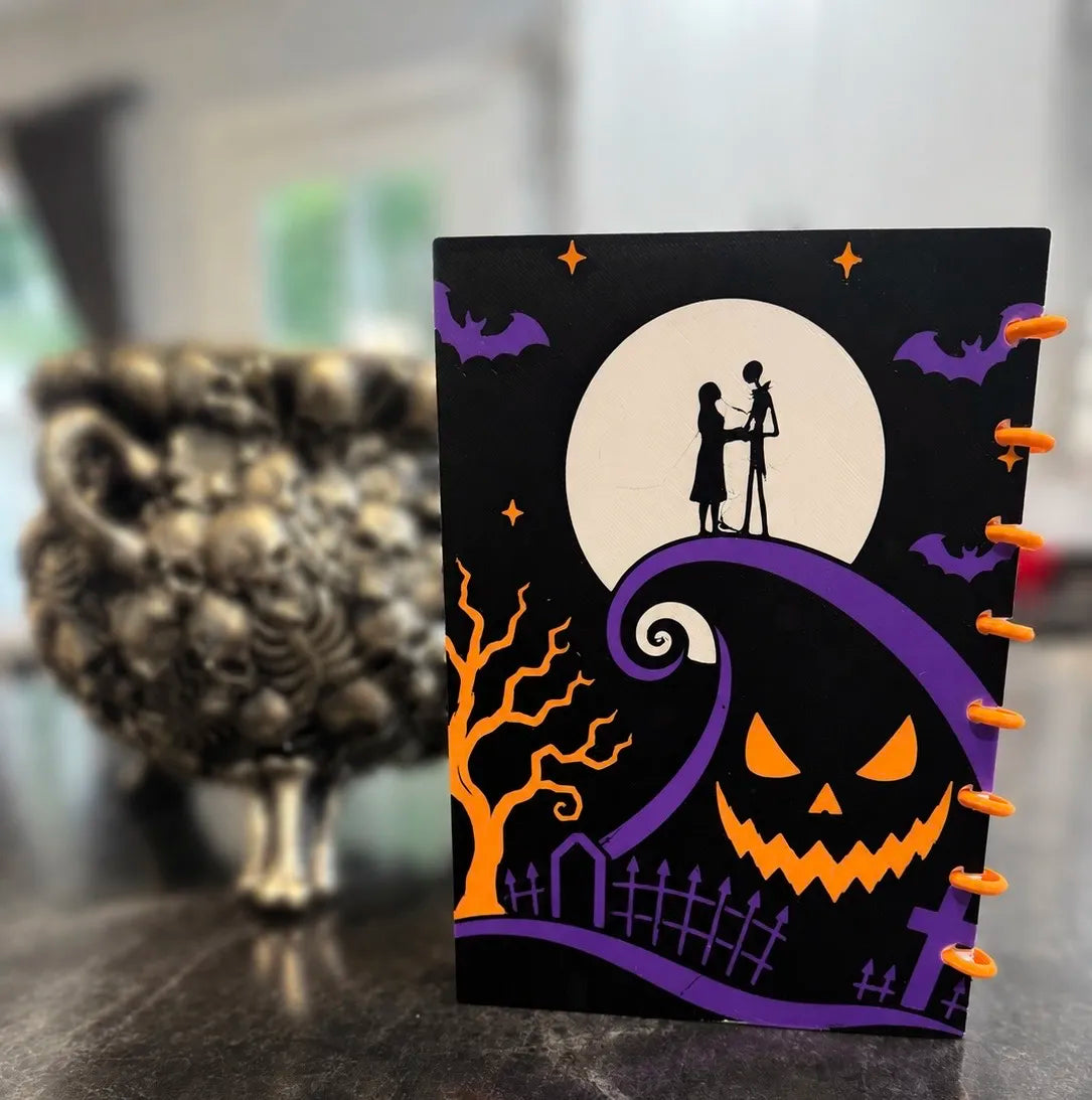 PUMPKIN KING- 3D PRINTED REFILLABLE NOTEBOOK