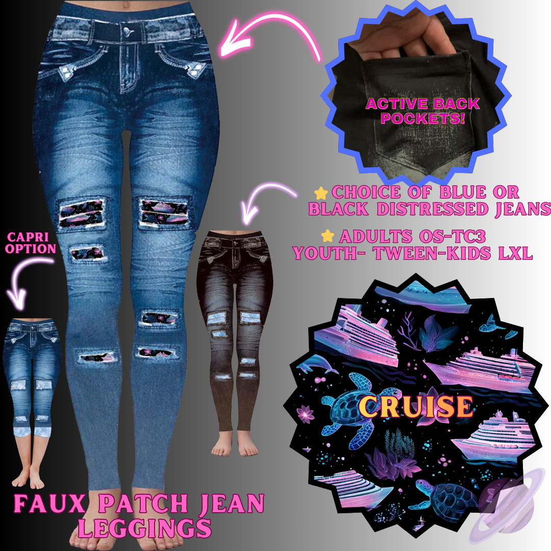CRUISE-FAUX JEAN LEGGING-PREORDER CLOSING 12/2