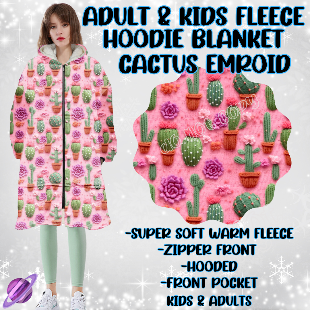 CACTUS EMROID - HOODIE BLANKET RUN PREORDER CLOSING 12/18