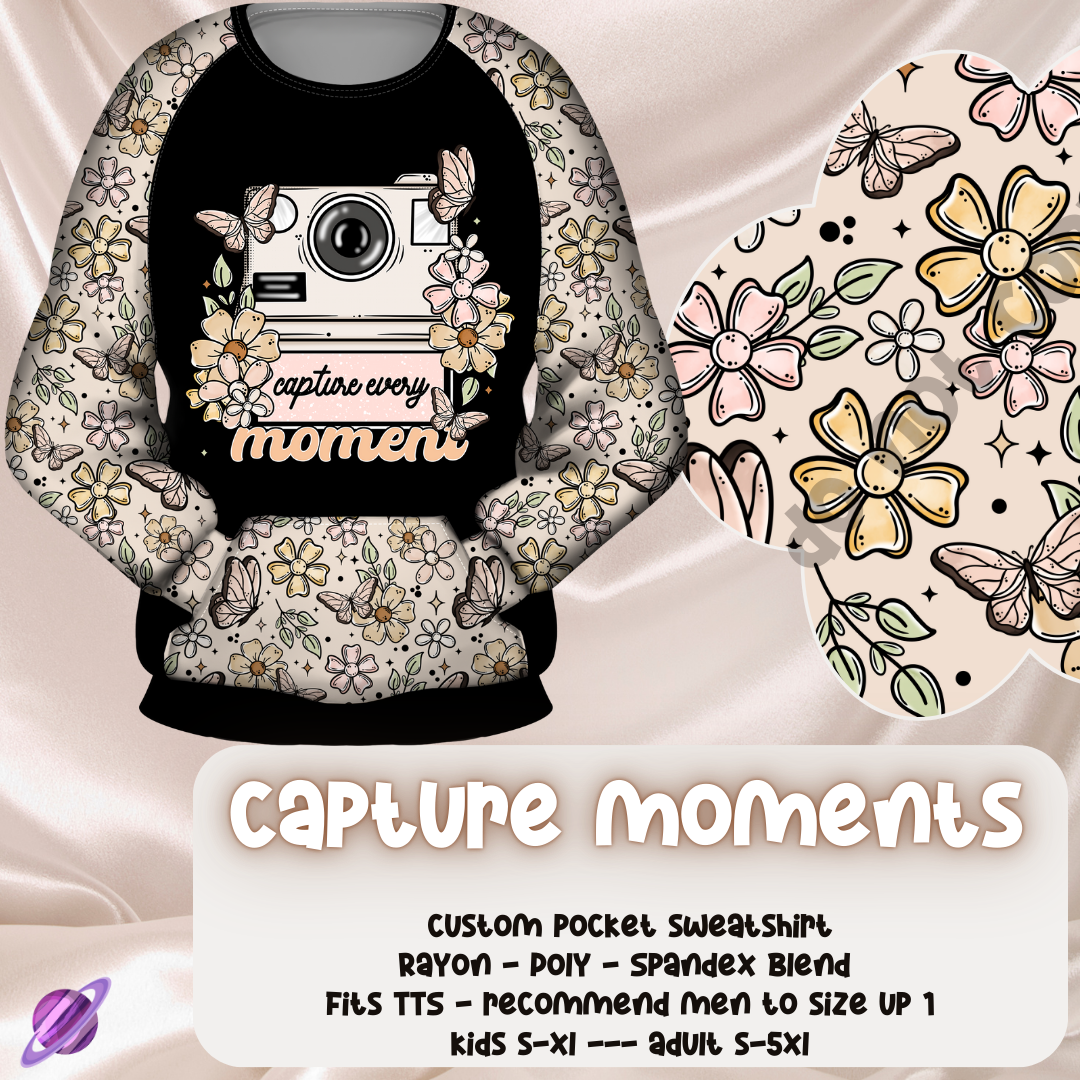 CAPTURE MOMENTS - POCKET SWEATSHIRT - POCKET SWEATERS & BOTTOMS PREORDER CLOSING 11/17