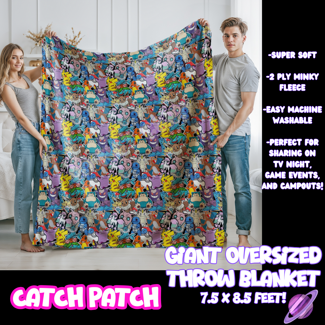 CATCH PATCH - GIANT SHAREABLE THROW BLANKETS ROUND 10-PREORDER CLOSING 12/2