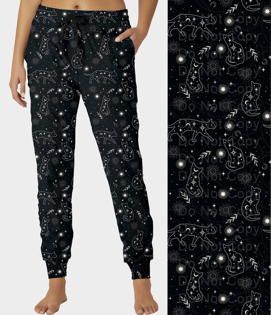 RTS - Celestial Cats Jogger Pants