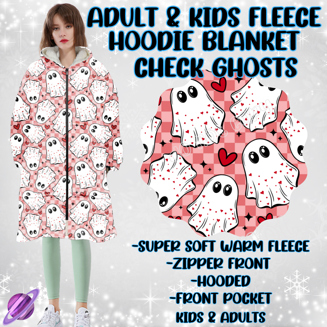 CHECK GHOSTS - HOODIE BLANKET RUN PREORDER CLOSING 12/18