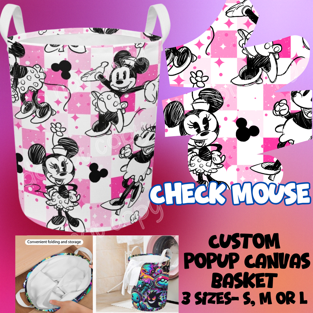 CHECK MOUSE - STORAGE BASKETS - PREORDER CLOSING 12/4