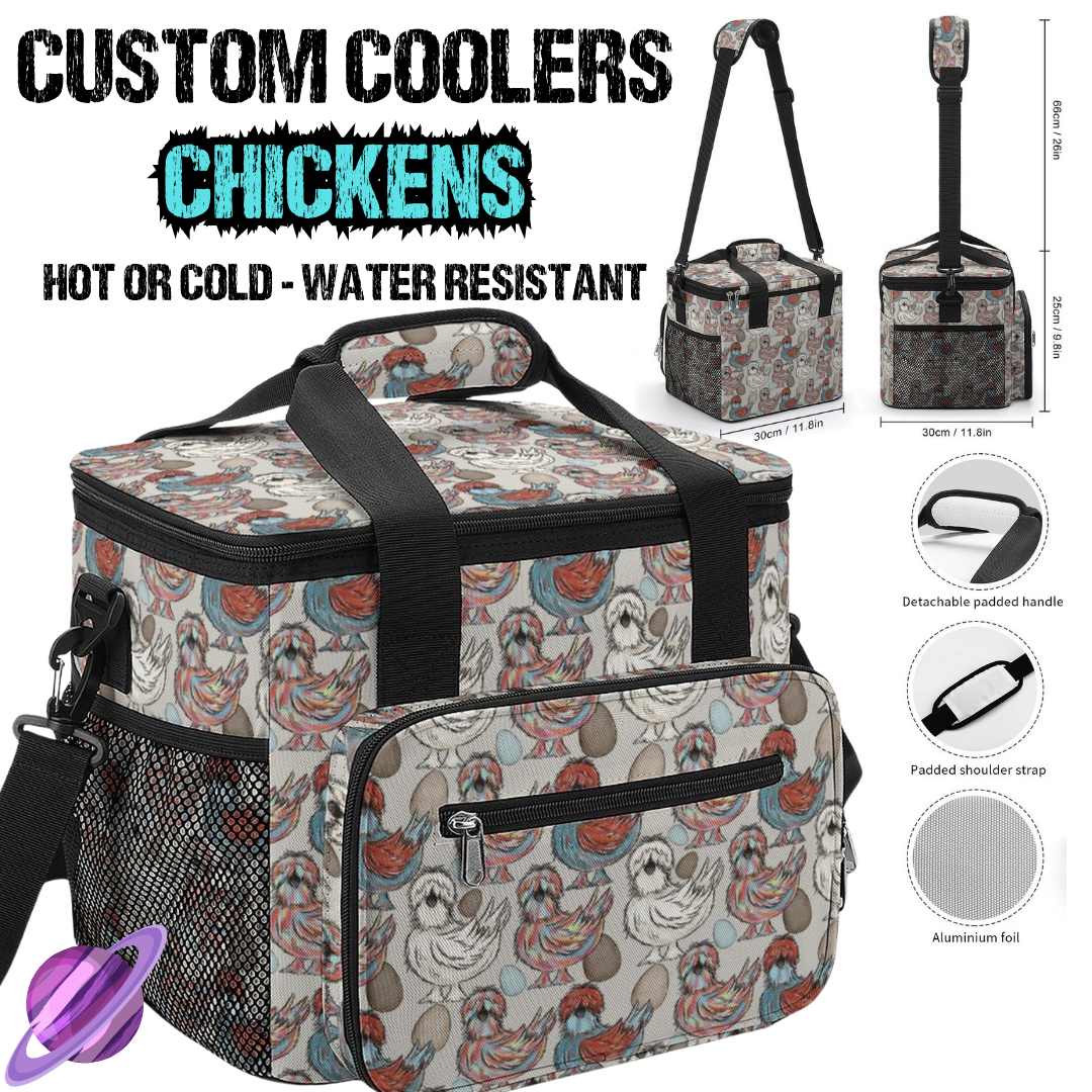 CHICKENS - CUSTOM COOLERS CLOSING 12/27