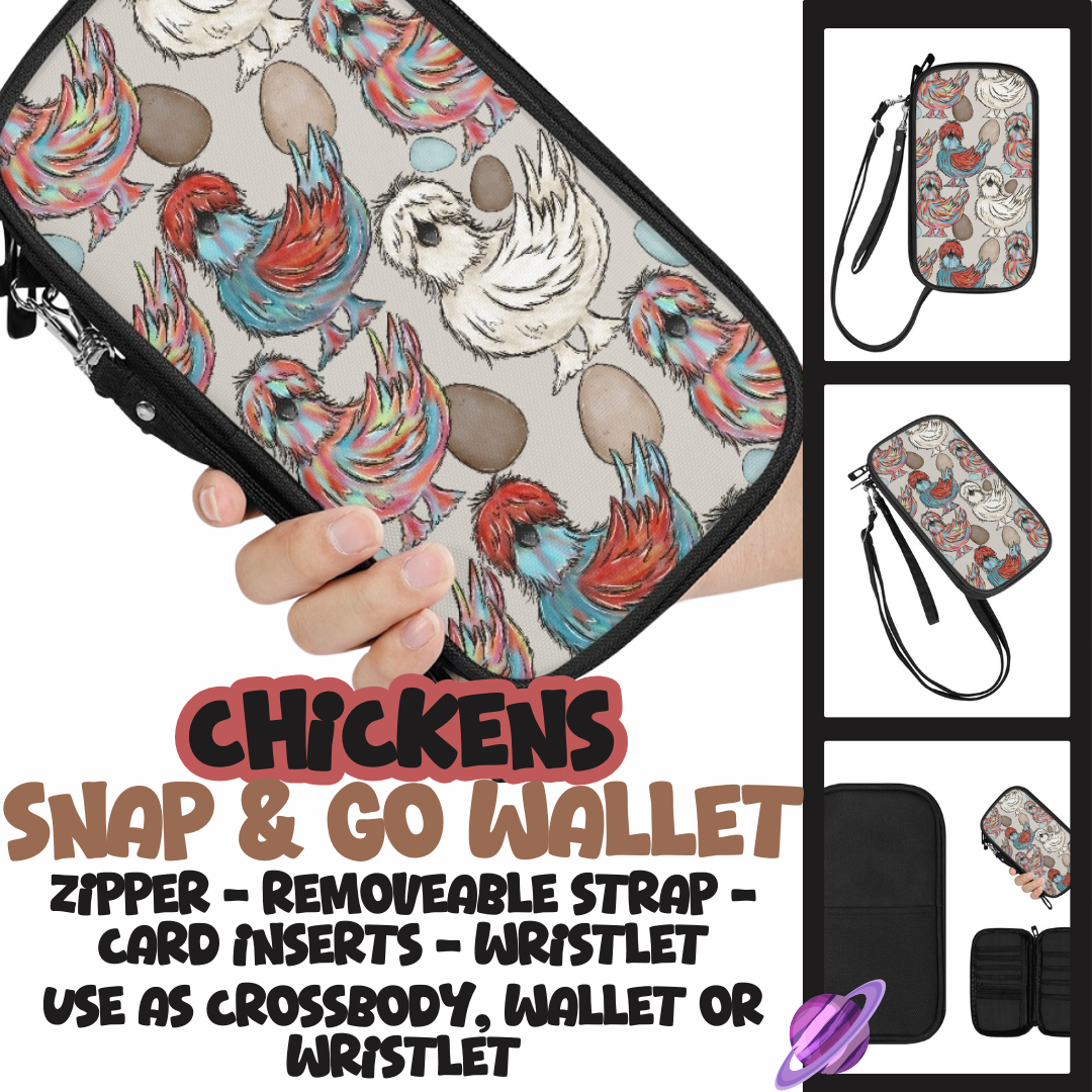 CHICKENS - SNAP & GO WALLETS PREORDER CLOSING 12/18