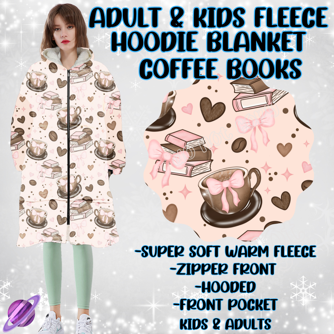 COFFEE BOOKS - HOODIE BLANKET RUN PREORDER CLOSING 12/18