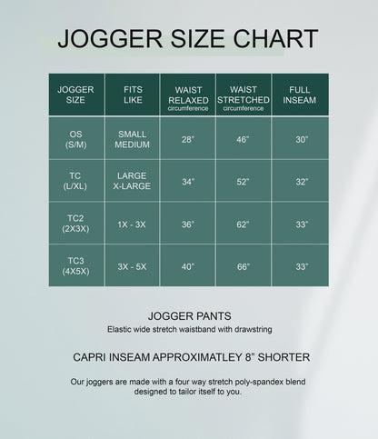 RTS - Purple and Teal Galaxy Jogger Pants with Pockets