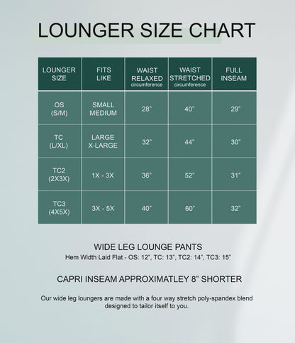 RTS - Coral Blooms Lounge Pants with Pockets