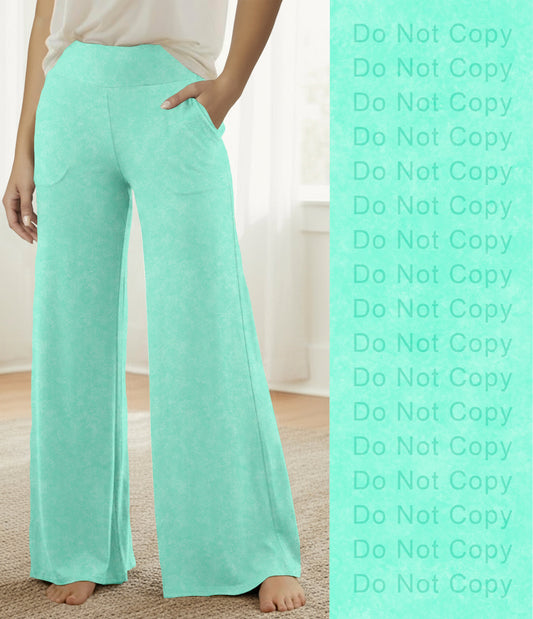 RTS - Cool Mint Lounge Pants with Pockets