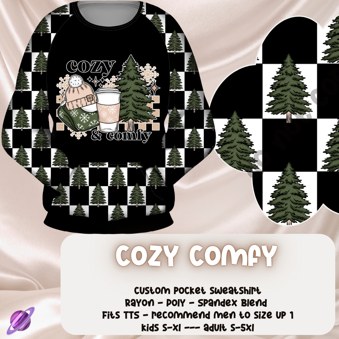 COZY COMFY - POCKET SWEATSHIRT - POCKET SWEATERS & BOTTOMS PREORDER CLOSING 11/17