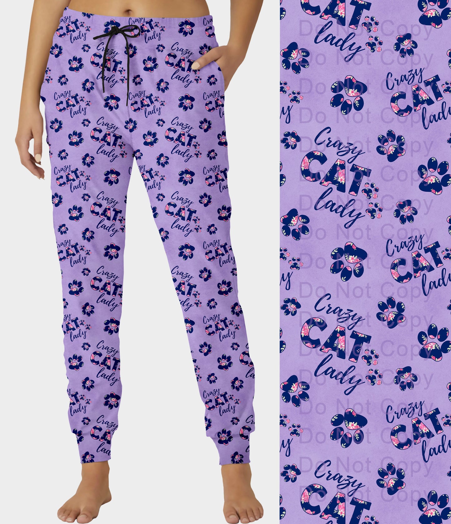 RTS - Crazy Cat Lady Joggers