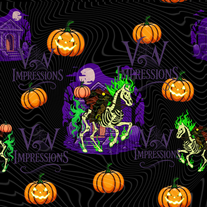 Headless Horsemen Green Flames Digital Files