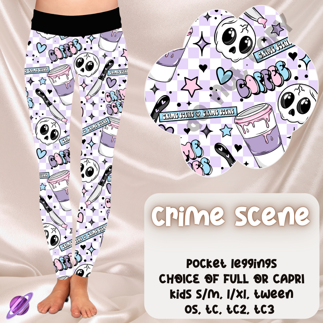 CRIME SCENE - LEGGING/JOGGER/LOUNGER - POCKET SWEATERS & BOTTOMS PREORDER CLOSING 11/17