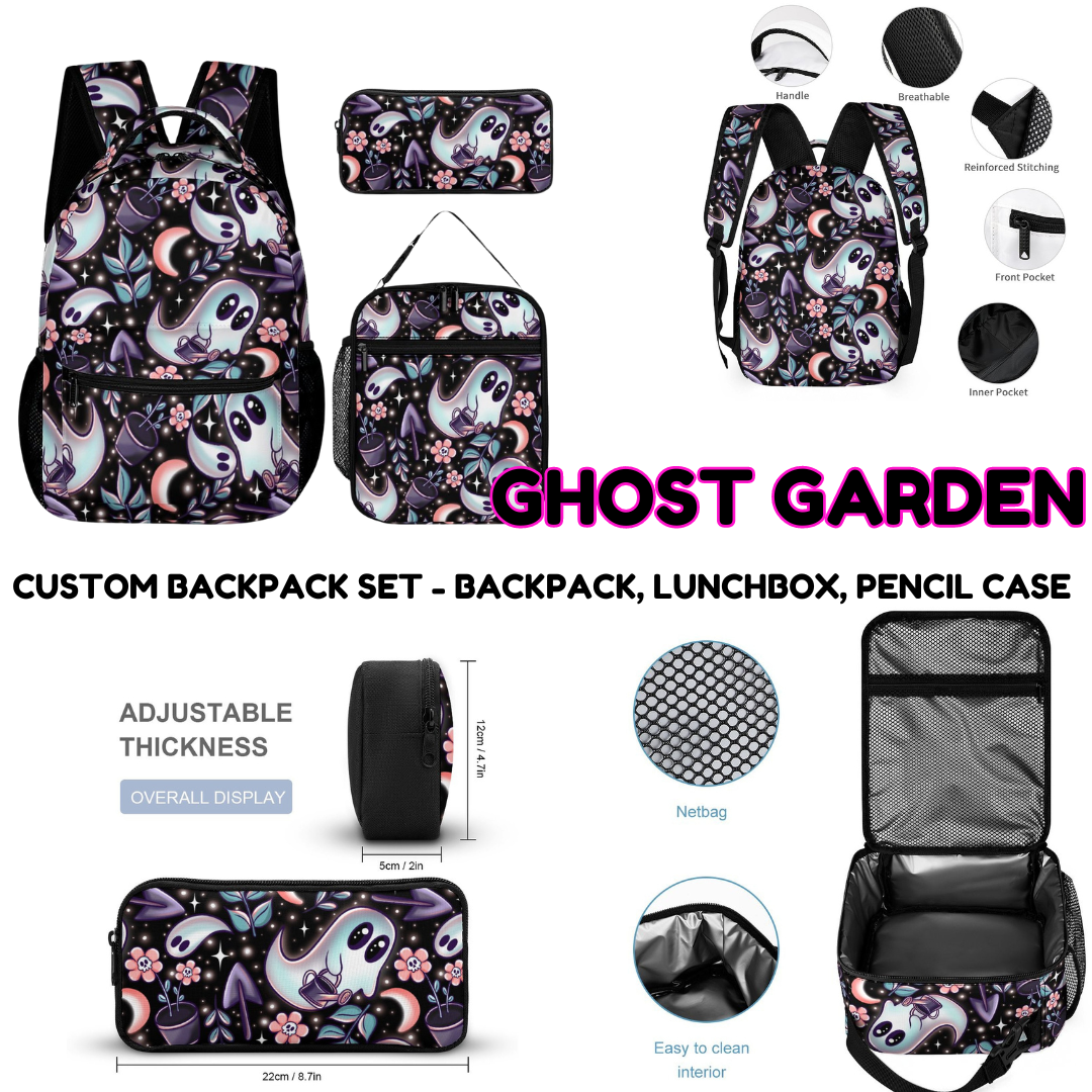 GHOST GARDEN - CUSTOM BACKPACK SETS PREORDER CLOSING 9/18